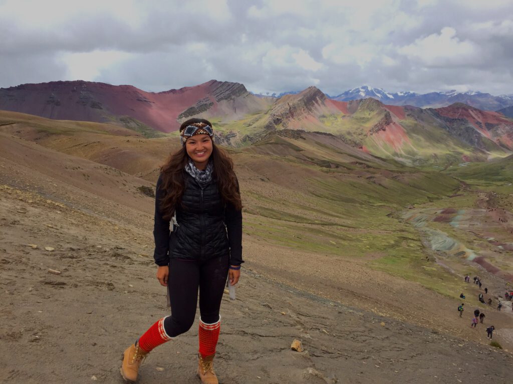 op de rainbow mountain - grootsopreis