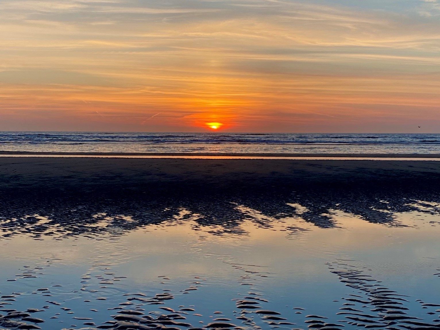 zonsondergang zandvoort