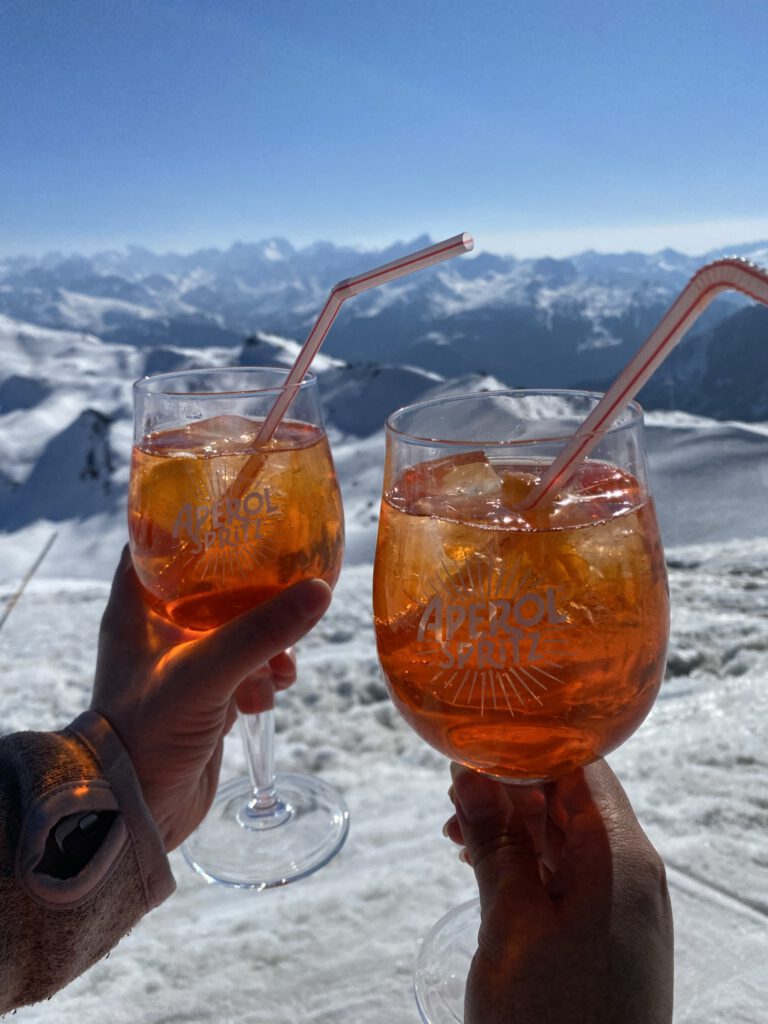 aperol spritz op de piste